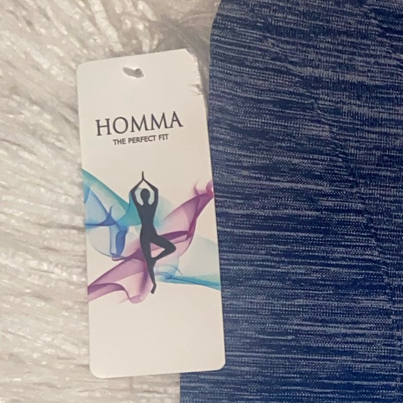 HOMMA Women's Blue Ombre Capris - Picture 9 of 10
